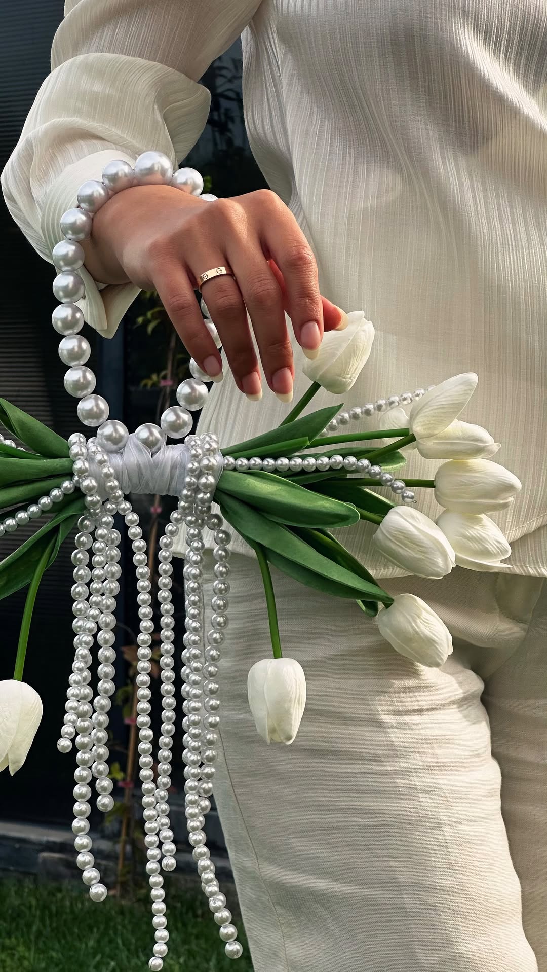 Kalibridal Halka İncili Lale - 002