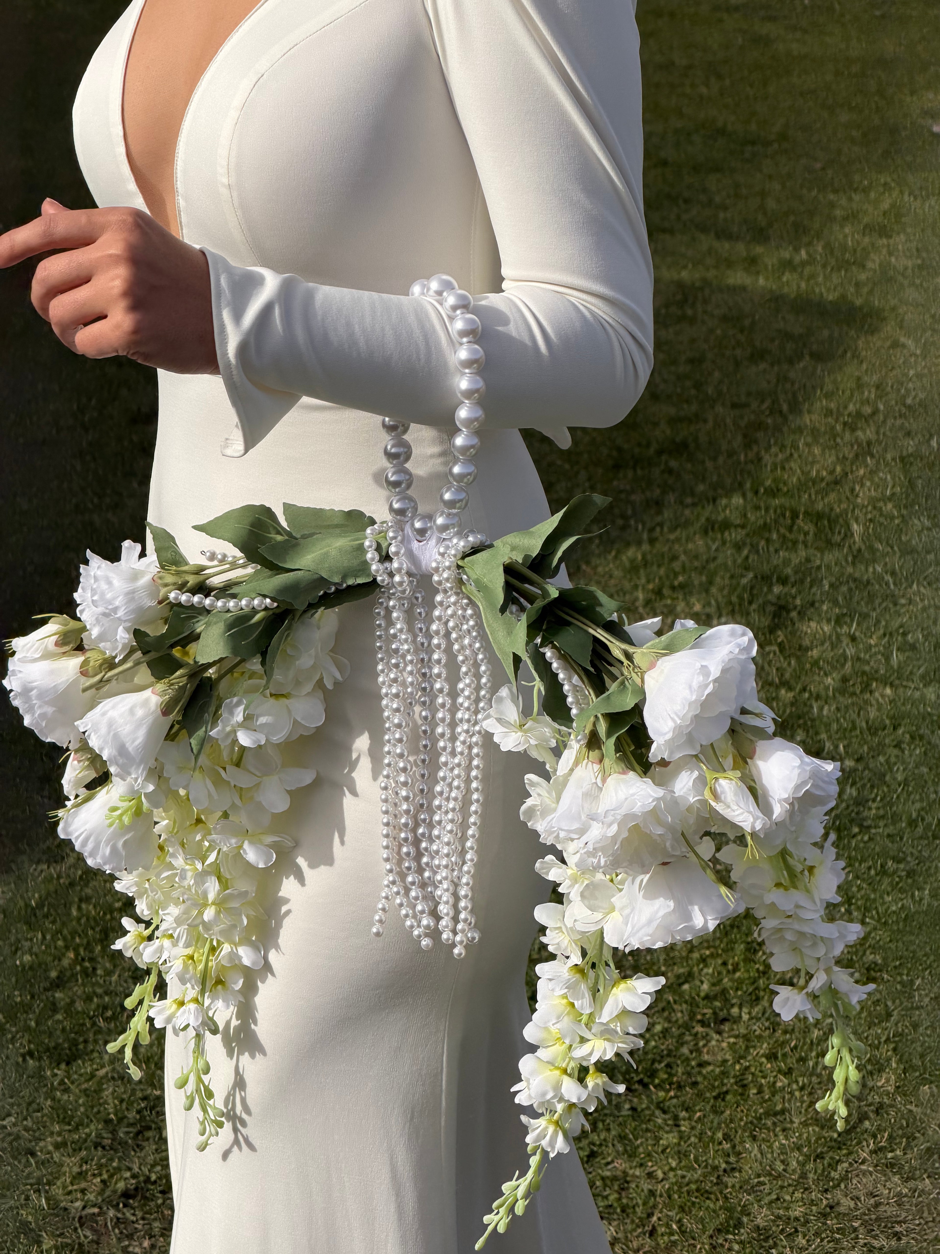 Lisyantus ve Delfinyum Gelin Buketi